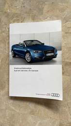 Instructie boekje Audi A5 Cabriolet (nieuw), Auto diversen, Handleidingen en Instructieboekjes, Ophalen of Verzenden