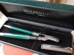 Prachtig Marksman pennenset - vulpen met iridium punt, Verzamelen, Pennenverzamelingen, Ophalen of Verzenden, Vulpen, Overige merken