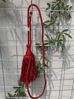 EMBRASSE GORDIJNSLUITER FLOS ROOD MET ZILVER NIEUW, -, -, Nieuw, Minder dan 100 cm