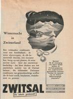 Retro reclame 1952 Zwitsal de ideale gezinszalf winternacht, Verzenden, Overige typen