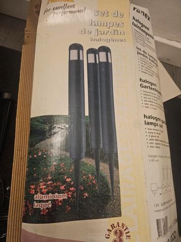 Halogeen Tuinlampen Set - Nieuw! beschikbaar voor biedingen