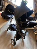 Stokke Kinderwagen met reiswieg en zitje, Kinderen en Baby's, Kinderwagens en Combinaties, Gebruikt, Combiwagen, Met reiswieg