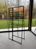 Zwart metalen dressboy / inklapbaar kledingrek 159x80, Ophalen, Zo goed als nieuw