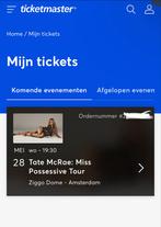 Tate Mcrea concert ticket 1x, Tickets en Kaartjes, Concerten | Pop, Eén persoon, Mei