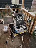 Heele partij vishengels/viskar en koffer, Watersport en Boten, Hengelsport | Karpervissen, Ophalen, Werphengel