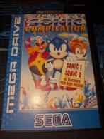 Sonic Compilation Mega Drive CIB, Spelcomputers en Games, Games | Sega, 1 speler, Ophalen of Verzenden, Zo goed als nieuw, Vanaf 3 jaar