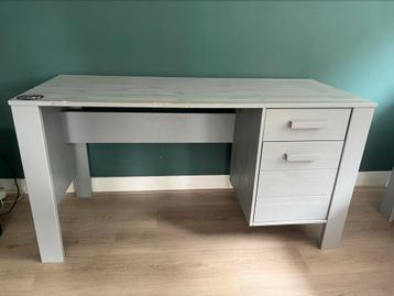 Bureau WOOOD Dennis grijs