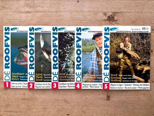 Dé Roofvis Magazine 1 t/m 5, Boeken, Tijdschriften en Kranten, Gelezen, Ophalen
