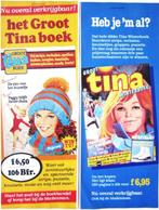 6 vintage reclames Tina groot boek - winterboek 1980, Verzamelen, Verzenden, Gebruikt, Overige typen