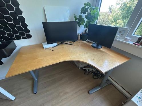 Hoekburo, Huis en Inrichting, Bureaus, Gebruikt, Bureau, In hoogte verstelbaar, Ophalen of Verzenden