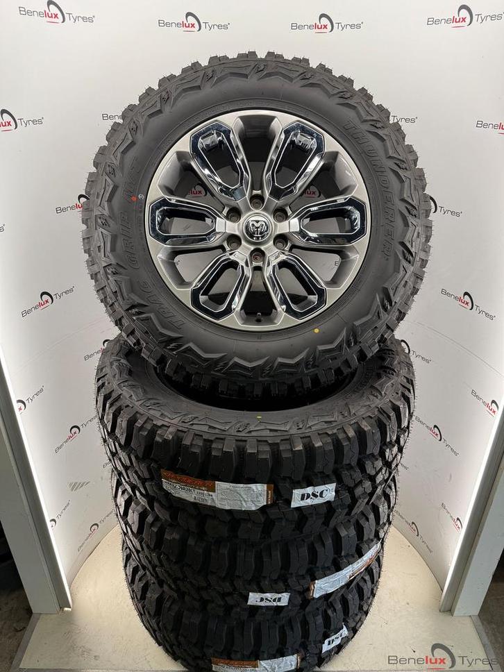 20'' MUD Dodge Ram 1500 6 gaats 2018 - heden nieuwste model, Auto-onderdelen, Banden en Velgen, Banden en Velgen, All Season, 20 inch