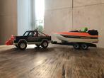 Auto, boot en vuilniswagen playmobil, Ophalen of Verzenden, Gebruikt, Complete set