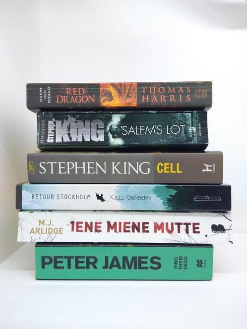 Thriller fictie set, Boeken, Partijen en Verzamelingen, Zo goed als nieuw, Populaire fictie, Ophalen of Verzenden