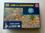 Jan van Haasteren legpuzzel muziekwinkel & vakantiekriebels, Ophalen of Verzenden, 500 t/m 1500 stukjes, Zo goed als nieuw, Legpuzzel