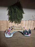 Kerstdorp mooie gepimpte brug kersthuisjes, Ophalen of Verzenden, Zo goed als nieuw