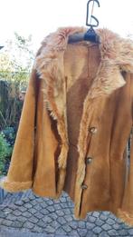 Echte lammy coat jas van CHRISTIA maat 44, Christia, Bruin, Maat 42/44 (L), Ophalen of Verzenden
