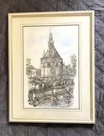 Litho van Bob Brobbel -Hoofdtoren in Hoorn, Antiek en Kunst, Ophalen of Verzenden