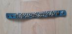 Sam Brown Cowboys bag leren armband met studs blauw, Ophalen of Verzenden, Zo goed als nieuw, Blauw, Leer