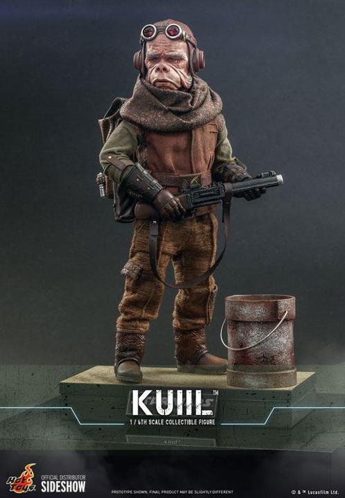 Hot Toys The Mandalorian Kuiil TMS048, Verzamelen, Star Wars, Nieuw, Actiefiguurtje, Ophalen of Verzenden