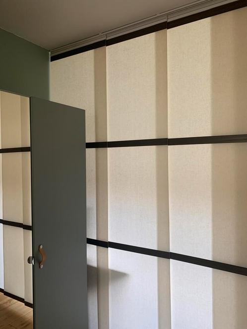 Japanse stijl paneelgordijnen, Huis en Inrichting, Stoffering | Gordijnen en Lamellen, Zo goed als nieuw, 200 cm of meer, Ophalen