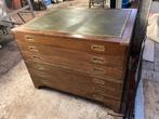 Antieke plannenkast voor architectuur of scheepvaart, Antiek en Kunst, Ophalen