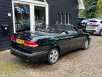 Saab 9-3 Cabrio 2.0t S Aut/Ecc/Audio/Navi/Leer/Lm (bj 2002), Gebruikt, Zwart, 4 cilinders, 4 stoelen