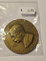 Nederland Penning Karl Landsteiner 1959, Postzegels en Munten, Ophalen of Verzenden, Overige materialen