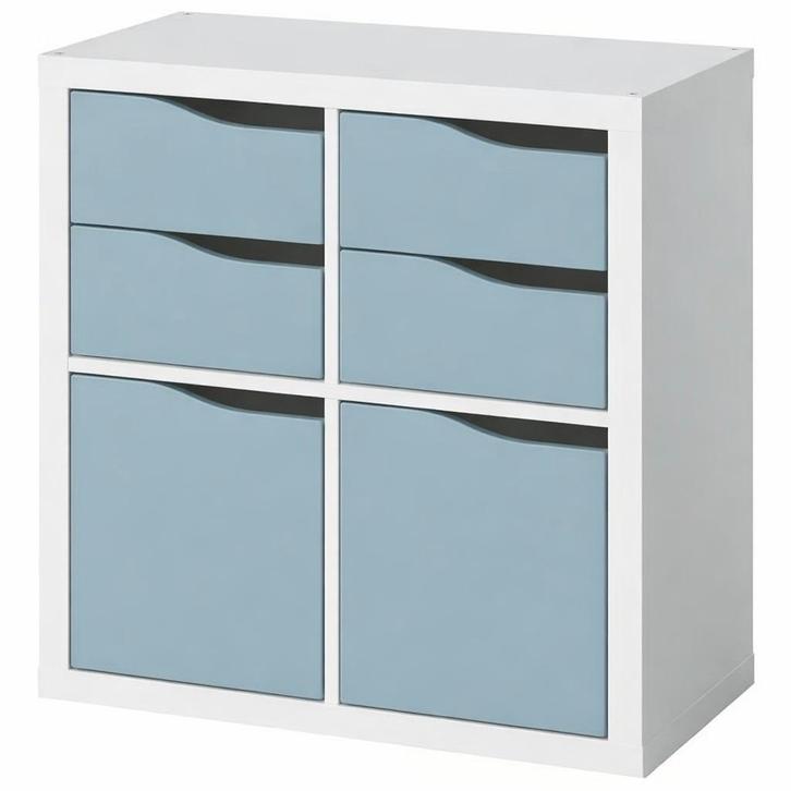 Ikea Kallax Expedit kastvulling blauw, Huis en Inrichting, Kasten | Overige, Ophalen