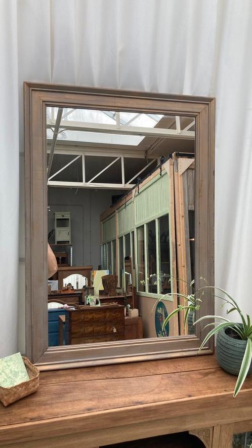 Mooie oude spiegel, Huis en Inrichting, Woonaccessoires | Spiegels, Zo goed als nieuw, Rechthoekig, Ophalen