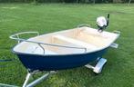 Toer / Visboot 3,7m complete set met trailer en motor, Ophalen, Tot 10 pk, Zo goed als nieuw, 3 tot 6 meter