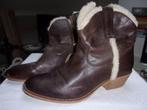 nieuwe bruin leren bontgevoerde enkellaarsjes v Ziengs mt 41, Bruin, Lage of Enkellaarzen, Nieuw, Ophalen of Verzenden
