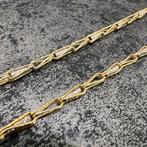 14 karaat gouden ketting prachtig schakel, Ophalen of Verzenden, Zo goed als nieuw, Goud