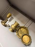 Oude messing decoratie set – 5 stuks – klassiek & zwaar, Ophalen of Verzenden, Zo goed als nieuw, Minder dan 50 mm