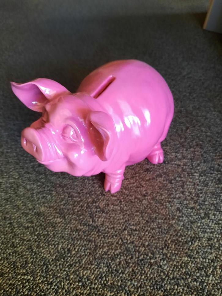 Roze Spaarvarken van Stoobz Collectie, Verzamelen, Spaarpotten, Nieuw, Dier, Kunststof, Ophalen of Verzenden