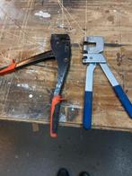 Metalstud ponstangen twee stuks, Doe-het-zelf en Verbouw, Gereedschap | Handgereedschap, Ophalen of Verzenden, Gebruikt