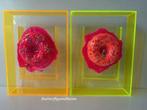 3D Pop Art Neon wanddecoratie Donut kleurrijk modern Epoxy, Antiek en Kunst, Ophalen