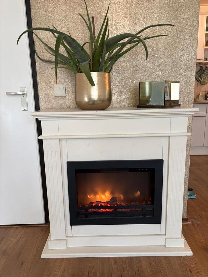 Sfeervolle Elektrische Haard, Huis en Inrichting, Haarden, Gebruikt, Elektrische haard, Ophalen