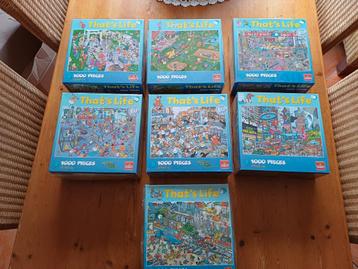 7 legpuzzels That's Life 1000 stukjes  beschikbaar voor biedingen