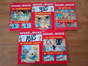 Suske en Wiske stripboeken & raadsels en spellen, ZGAN 5x beschikbaar voor biedingen