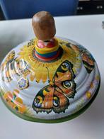 Vintage Tol met Vlinders en Zonnebloemen, Ophalen of Verzenden