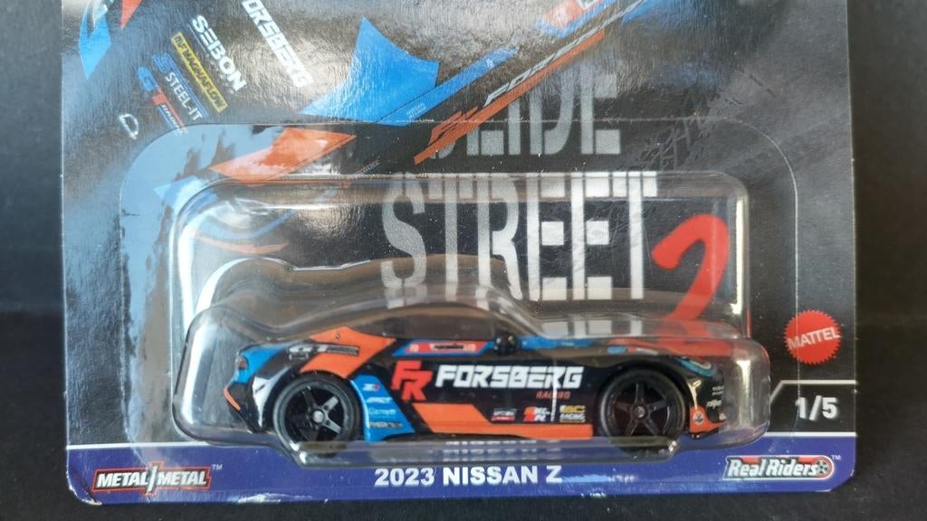 Nissan 400 Z 1:64 3inch Hotwheels Premium Pol, 1186 MJ 1 NL, Auto, Nieuw, Ophalen of Verzenden