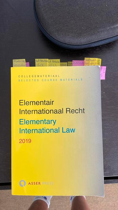 Elementair Internationaal Recht 2019, Boeken, Wetenschap, Zo goed als nieuw, Ophalen of Verzenden