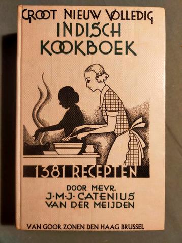 Groot Nieuw Volledig Indisch Kookboek (9de druk, 1969) beschikbaar voor biedingen