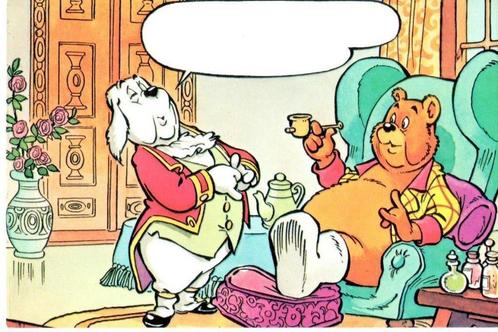Kaart Bommel en Tom Poes - Bommel met Joost 1974, Verzamelen, Stripfiguren, Zo goed als nieuw, Overige typen, Olivier B, Bommel en Tom Poes
