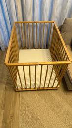 Petite Amélie INKLAPBARE BABY BOX «TIGRE 100X75| +ABZ matras, Ophalen, Zo goed als nieuw, Wieltjes