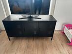 Zwarte tvkast, Ophalen, Overige materialen, Gebruikt, 100 tot 150 cm