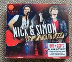DVD + 2 CD"S Nick & Simon – Symphonica In Rosso. € 10,00, Alle leeftijden, Boxset, Muziek en Concerten, Ophalen of Verzenden