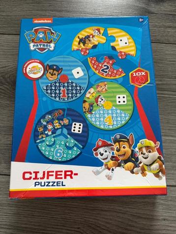 Paw Patrol cijferpuzzel – educatief speelgoed (3+) beschikbaar voor biedingen