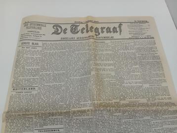 De Telegraaf oude voorpagina's o.a. 1 januari 1893 beschikbaar voor biedingen