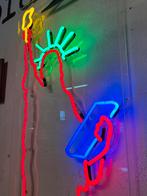 Grote vintage USA Neon, 1994 Ricci Trafo 150 cm, Reclamebord, Ophalen